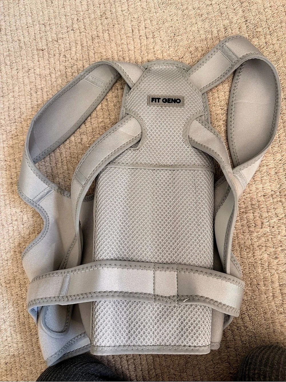 Fit Geno Posture Corrector Classic Gray Support Harness